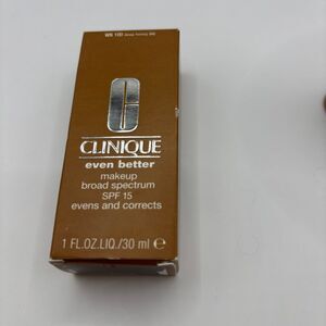 NEW Clinique Even Better Makeup Broad Spectrum SPF 15 1oz Deep Honey